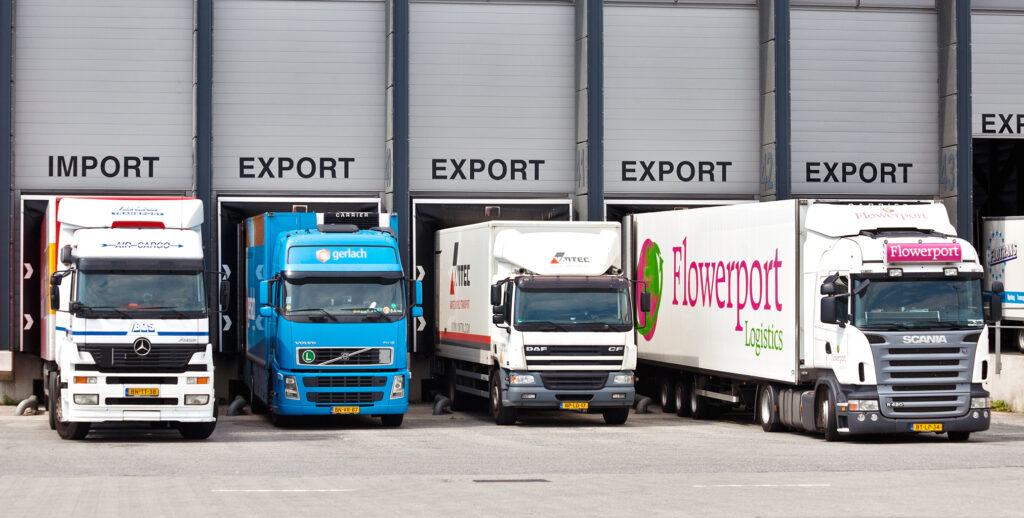 import and export trucks